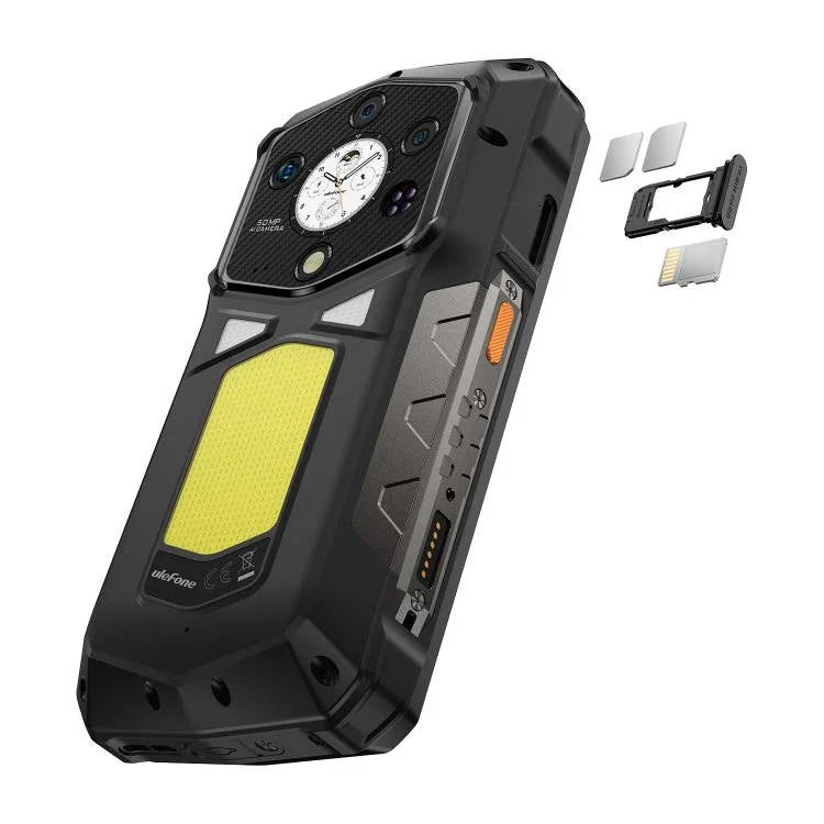 Ulefone Armor 29 Ultra – Robustes Smartphone, 16 GB + 1 TB, Nachtsicht, 6,67 Zoll + 1,04 Zoll Display, Android 15, MediaTek Dimensity 9300+ Octa-Core-Prozessor, 5G-Netzwerk, vielseitige LED-Leuchte, Warnleuchte, Armor 29 Ultra