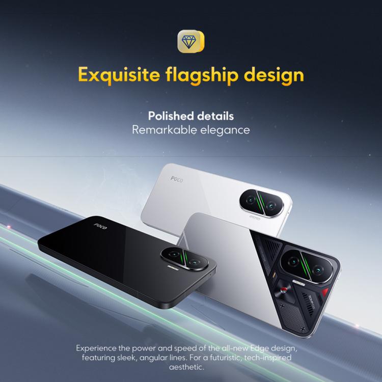 Xiaomi POCO F7 Global, 12GB+256GB, Fingerabdruck im Bildschirm, 6,83 Zoll Xiaomi HyperOS 2 Snapdragon 8s Gen 4 Octa Core, NFC, Netzwerk: 5G, 12GB+256GB