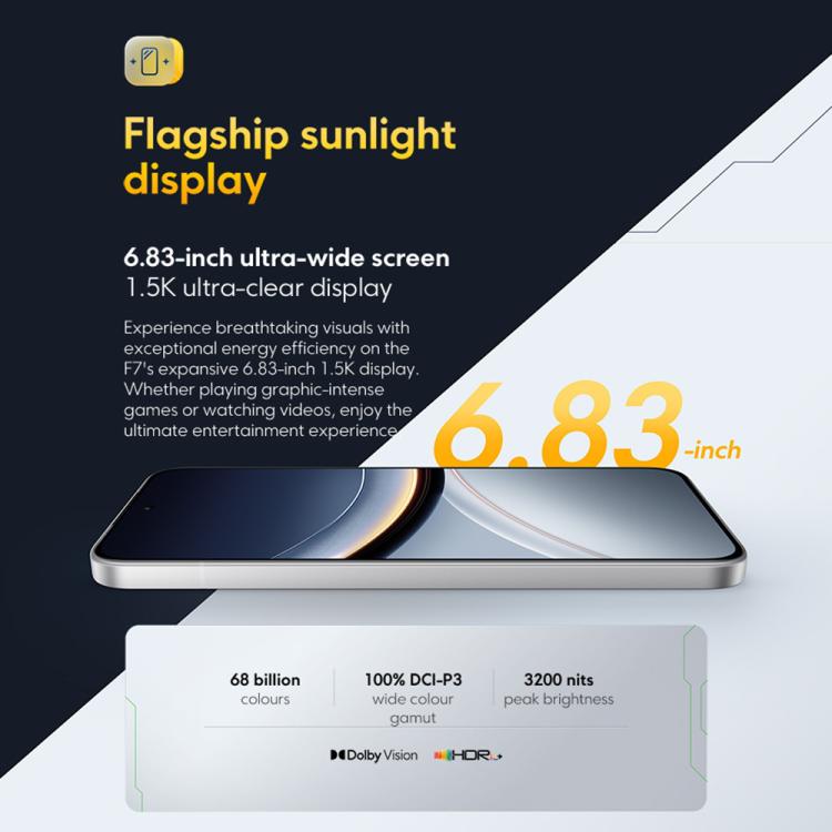 Xiaomi POCO F7 Global, 12GB+256GB, Fingerabdruck im Bildschirm, 6,83 Zoll Xiaomi HyperOS 2 Snapdragon 8s Gen 4 Octa Core, NFC, Netzwerk: 5G, 12GB+256GB