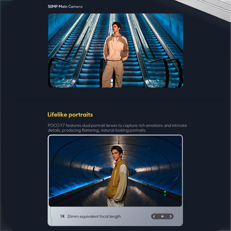 Xiaomi POCO F7 Global, 12GB+256GB, Fingerabdruck im Bildschirm, 6,83 Zoll Xiaomi HyperOS 2 Snapdragon 8s Gen 4 Octa Core, NFC, Netzwerk: 5G, 12GB+256GB