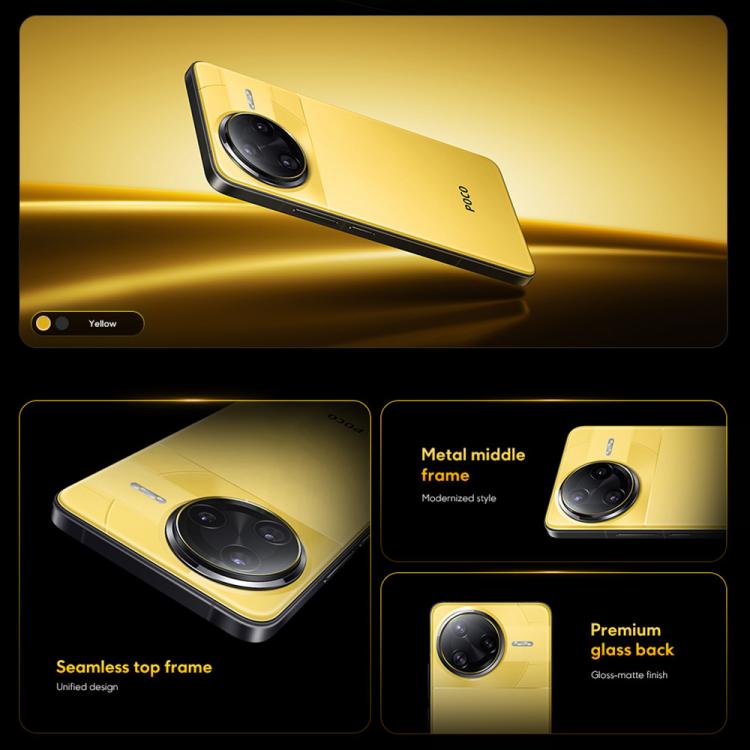 Xiaomi POCO F7 Ultra Global, 12GB+256GB, Fingerabdruck im Bildschirm, 6,67 Zoll Xiaomi HyperOS 2 Snapdragon 8 Elite Octa Core, NFC, Netzwerk: 5G, 12GB+256GB
