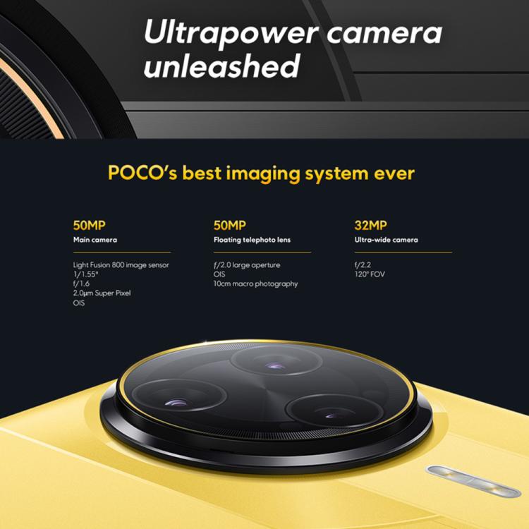 Xiaomi POCO F7 Ultra Global, 12GB+256GB, Fingerabdruck im Bildschirm, 6,67 Zoll Xiaomi HyperOS 2 Snapdragon 8 Elite Octa Core, NFC, Netzwerk: 5G, 12GB+256GB