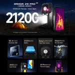 Ulefone Armor 29 Pro Thermal Version – Robustes Smartphone, 16 GB + 512 GB, Nachtsicht, 6,67 Zoll + 1,04 Zoll Display, Android 15, MediaTek Dimensity 7400 Octa-Core-Prozessor, Netzwerk: 5G, OTG, NFC, Armor 29 Pro Thermal Version