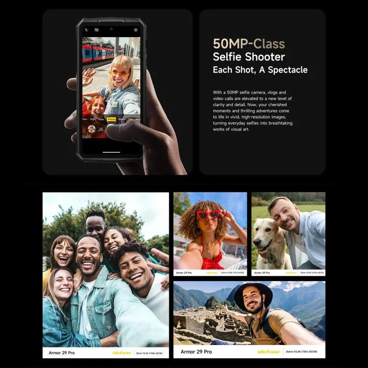 Ulefone Armor 29 Pro – Robustes Smartphone, 16 GB + 512 GB, Nachtsicht, 6,67 Zoll + 1,04 Zoll Display, Android 15, MediaTek Dimensity 7400 Octa-Core-Prozessor, Netzwerk: 5G, OTG, NFC, Armor 29 Pro