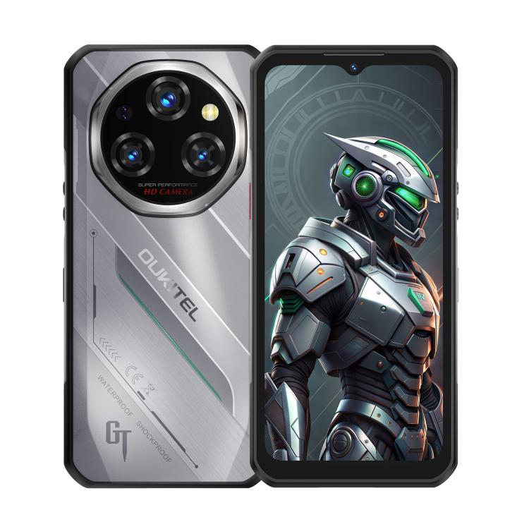 Oukitel WP62 Rugged Phone, 8 GB + 256 GB, 108-MP-Kamera, Fingerabdrucksensor, 6,6 Zoll, Android 15, MediaTek Dimensity 7025 Octa-Core-Prozessor, NFC, OTG, 5G-Netzwerk
