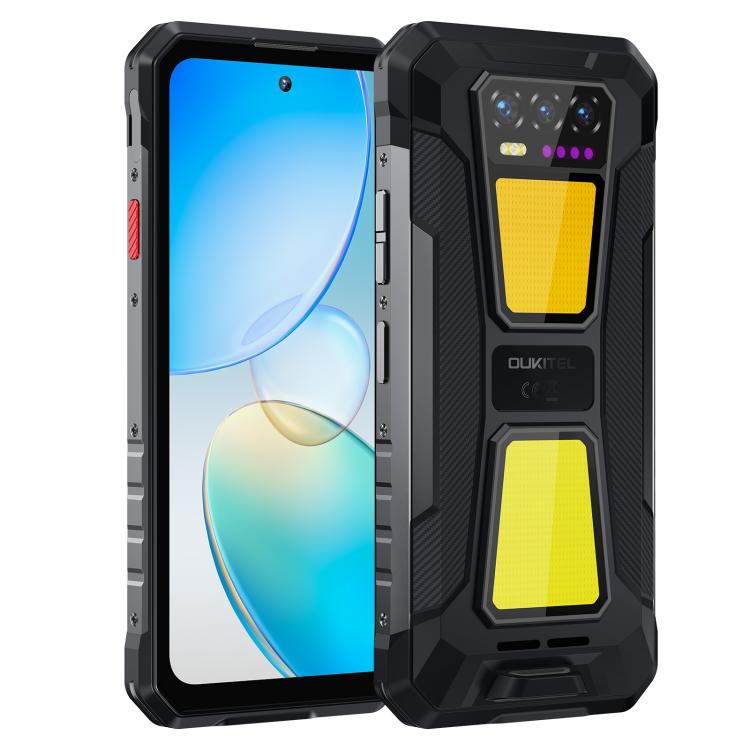Oukitel WP58 Pro Robust Telefon, 8GB+256GB, Seitliche Fingerabdruckerkennung, 6,7 Zoll Android 15 UMS9621S Octa Core, NFC, OTG, Netzwerk: 5G, 8GB+256GB