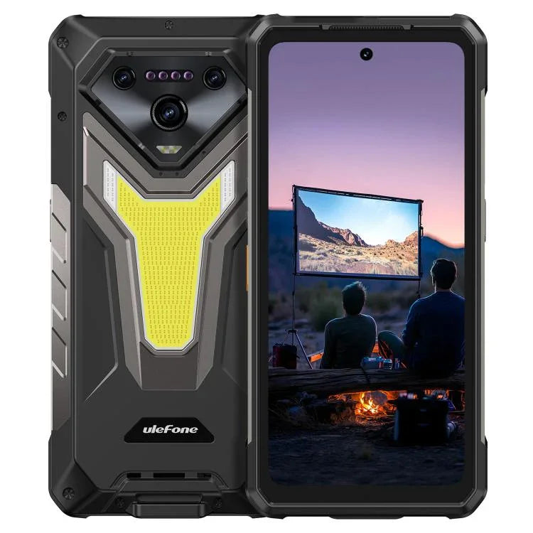 Ulefone Armor 34 Pro+ Projektor, 16 GB + 512 GB, Nachtsicht, robustes Smartphone (IP68/IP69K), 6,95 Zoll, Android 15, MediaTek Dimensity 7400X Octa-Core-Prozessor, Netzwerk: 5G, NFC, OTG, Armor 34 Pro+
