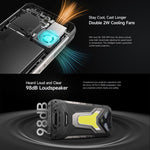 Ulefone Armor 34 Pro+ Projektor, 16 GB + 512 GB, Nachtsicht, robustes Smartphone (IP68/IP69K), 6,95 Zoll, Android 15, MediaTek Dimensity 7400X Octa-Core-Prozessor, Netzwerk: 5G, NFC, OTG, Armor 34 Pro+