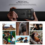 Ulefone RugKing 3 Pro, 8GB+128GB, IP68/IP69K Robust Telefon, 6,56 Zoll Android 15 Unisoc T7250 Octa Core, Netzwerk: 4G, NFC, OTG, RugKing 3 Pro, RugKing 3 Pro, 8GB+128GB