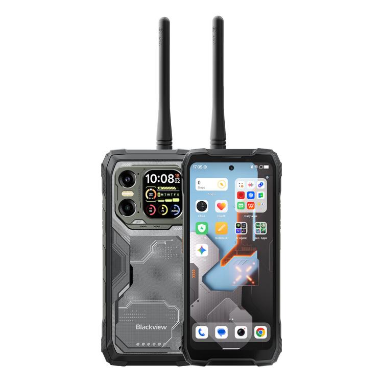 Blackview XPLORE 1 Walkie Talkie Robust Telefon, 12GB+256GB, 6,78 Zoll Android 15 Dimensity 7050 MT8791V/HZA Octa Core, Netzwerk: 5G, OTG, NFC, XPLORE 1 Walkie Talkie 12GB+256GB