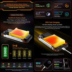 Blackview XPLORE 1 Walkie Talkie Robust Telefon, 12GB+256GB, 6,78 Zoll Android 15 Dimensity 7050 MT8791V/HZA Octa Core, Netzwerk: 5G, OTG, NFC, XPLORE 1 Walkie Talkie 12GB+256GB