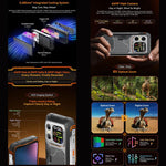 Blackview XPLORE 1 Walkie Talkie Robust Telefon, 12GB+256GB, 6,78 Zoll Android 15 Dimensity 7050 MT8791V/HZA Octa Core, Netzwerk: 5G, OTG, NFC, XPLORE 1 Walkie Talkie 12GB+256GB