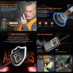 Blackview XPLORE 1 Walkie Talkie Robust Telefon, 12GB+256GB, 6,78 Zoll Android 15 Dimensity 7050 MT8791V/HZA Octa Core, Netzwerk: 5G, OTG, NFC, XPLORE 1 Walkie Talkie 12GB+256GB