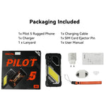 Blackview Oscal Pilot 5 5G Robust Telefon, 8GB+256GB, 6,67 Zoll Android 16 UMS9620 T8100 Octa Core, Netzwerk: 5G, OTG, NFC
