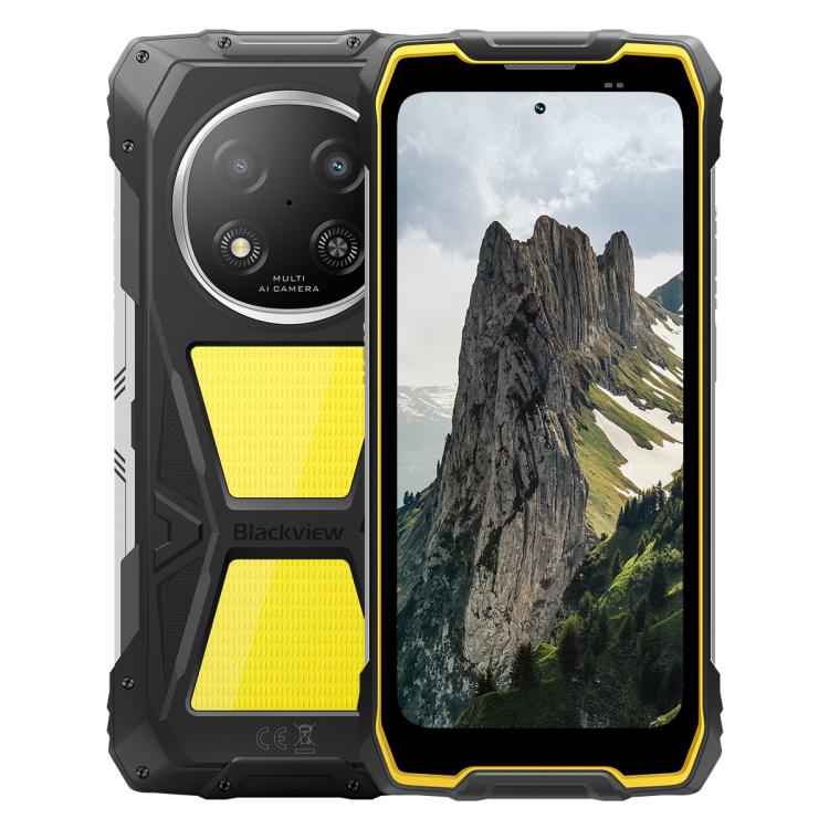 Blackview ROCK 2 Pro Robustes Telefon, 8GB+256GB, 6,67 Zoll Android 16 Unisoc UMS9620 T8100 Octa Core, Netzwerk: 5G, OTG, NFC