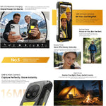 Blackview ROCK 2 Pro Robustes Telefon, 8GB+256GB, 6,67 Zoll Android 16 Unisoc UMS9620 T8100 Octa Core, Netzwerk: 5G, OTG, NFC