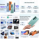 Blackview WAVE 10, 8GB+256GB, 6,88 Zoll Android 16 Unisoc UMS9230E Octa Core, Netzwerk: 4G, OTG, WAVE 10, 8GB+128GB