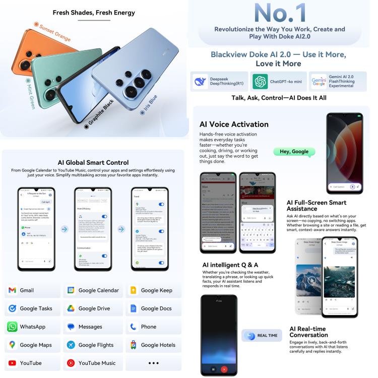 Blackview WAVE 10, 8GB+256GB, 6,88 Zoll Android 16 Unisoc UMS9230E Octa Core, Netzwerk: 4G, OTG, WAVE 10, 8GB+128GB