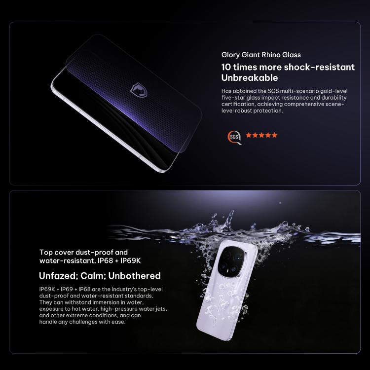 Honor Magic8 RSR Porsche Design, 16GB+512GB, 3D-Ultraschall-Fingerabdruck, 6,71 Zoll MagicOS 10.0 / Android 16 Snapdragon 8 Elite Gen 5 Octa Core, Netzwerk: 5G, NFC, OTG, 16GB+512GB