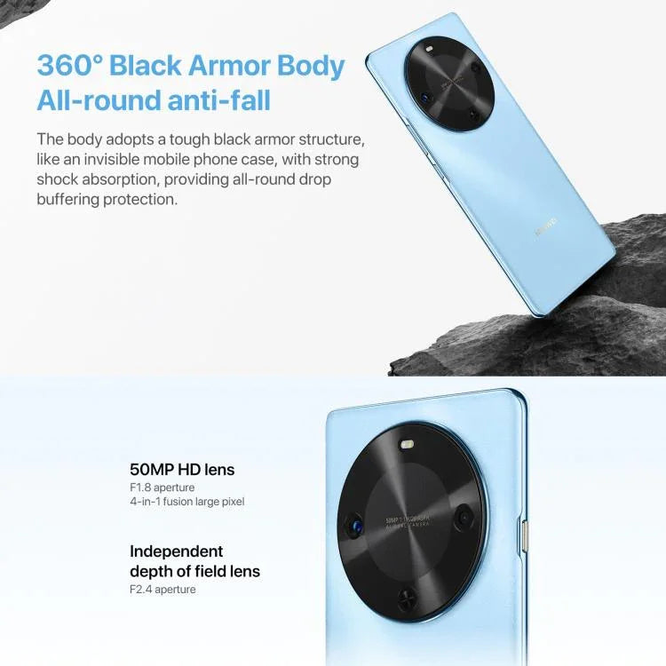 HUAWEI Enjoy 70X Vitality Edition, Fingerabdrucksensor im Display, 6,78 Zoll HarmonyOS 4.2 Octa-Core-Prozessor, OTG-Unterstützung, Google Play wird nicht unterstützt, 8 GB RAM + 128 GB Speicher