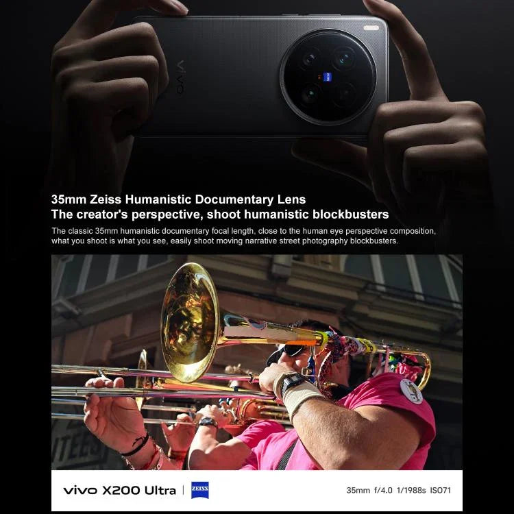 vivo X200 Ultra, 16 GB + 512 GB, Gesichtserkennung / 3D-Ultraschall-Fingerabdrucksensor, 6,82 Zoll OriginOS 5 / Android 15, Snapdragon 8 Elite Octa-Core-Prozessor, OTG, NFC, 5G-Netzwerk, Google Play-Unterstützung, 16 GB + 512 GB