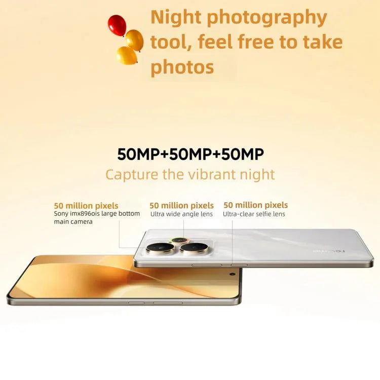 Realme 15 Pro, 12 GB + 256 GB, 6,8 Zoll, Realme UI 6.0, Android 15, Snapdragon 7. Generation Octa-Core, NFC, Netzwerk: 5G, 12 GB + 256 GB