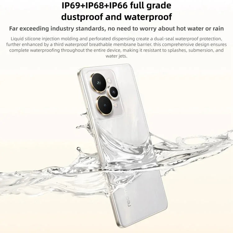 Realme 15 Pro, 16 GB + 512 GB, 6,8 Zoll, Realme UI 6.0, Android 15, Snapdragon 7. Generation 4 Octa-Core-Prozessor, NFC, Netzwerk: 5G, 16 GB + 512 GB