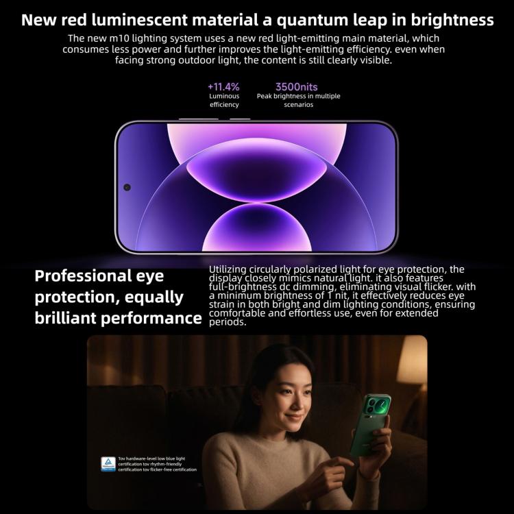 Xiaomi 17 Pro, 12 GB + 512 GB, 3D-Ultraschall-Fingerabdrucksensor, 6,3 Zoll Xiaomi HyperOS 3, Snapdragon 8 Elite Gen 5 Octa-Core-Prozessor, NFC, Netzwerk: 5G, 12 GB + 512 GB