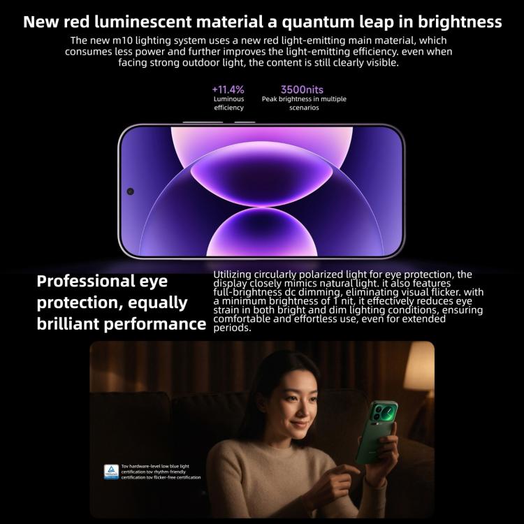 Xiaomi 17 Pro Max, 16 GB + 512 GB, 3D-Ultraschall-Fingerabdrucksensor, 6,9 Zoll + 2,9 Zoll Xiaomi HyperOS 3, Snapdragon 8 Elite Gen 5 Octa-Core-Prozessor, NFC, Netzwerk: 5G, 16 GB + 512 GB