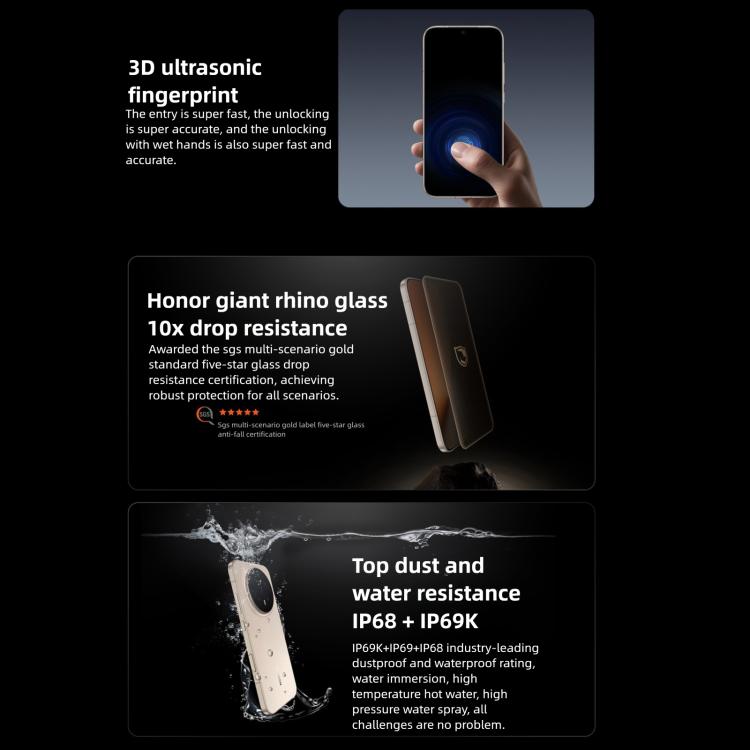 Honor Magic8, 12 GB + 256 GB, Fingerabdrucksensor im Display, 6,58 Zoll MagicOS 10.0 / Android 16, Snapdragon 8 Elite Gen 5th Octa-Core, Netzwerk: 5G, NFC, OTG, 12 GB + 256 GB