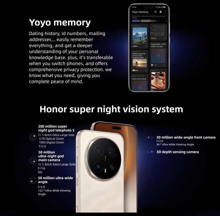 Honor Magic8 Pro, 12 GB + 256 GB, Fingerabdrucksensor im Display, 6,71 Zoll MagicOS 10.0 / Android 16, Snapdragon 8 Elite Gen 5 Octa-Core-Prozessor, Netzwerk: 5G, NFC, OTG, 12 GB + 256 GB