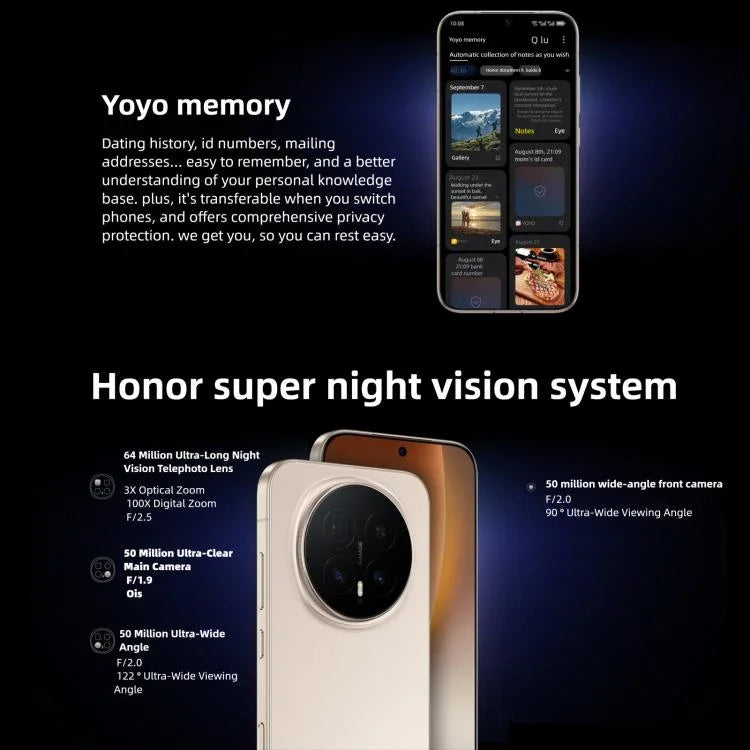 Honor Magic8 Pro, 16 GB + 512 GB, Fingerabdrucksensor im Display, 6,71 Zoll MagicOS 10.0 / Android 16, Snapdragon 8 Elite Gen 5 Octa-Core-Prozessor, Netzwerk: 5G, NFC, OTG, 16 GB + 512 GB