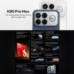 Xiaomi Redmi K90 Pro Max, 12 GB + 256 GB, 6,9 Zoll Xiaomi HyperOS 3, Snapdragon 8 Elite Gen 5 Octa-Core, NFC, Netzwerk: 5G, 12 GB + 256 GB