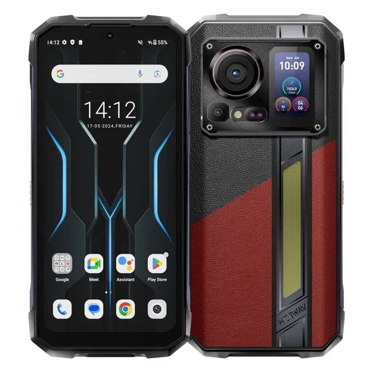 HOTWAV Hyper 7 Pro – Robustes Smartphone, 16 GB + 256 GB, 10800 mAh Akku, 6,6 Zoll Display, Android 14, MediaTek Dimensity 7050 5G, Netzwerk: 5G, OTG, NFC