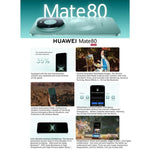HUAWEI Mate 80, 12 GB + 256 GB, seitlicher Fingerabdrucksensor, 6,75 Zoll HarmonyOS 6.0, Kirin 9020, NFC, OTG, unterstützt Google Play nicht, 12 GB + 256 GB