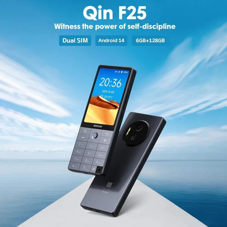 DUOQIN F25 Elder Tastatur-Smartphone, 6 GB + 128 GB, 3,54 Zoll, Android 14, MTK8786 Octa-Core-Prozessor, Netzwerk: 4G