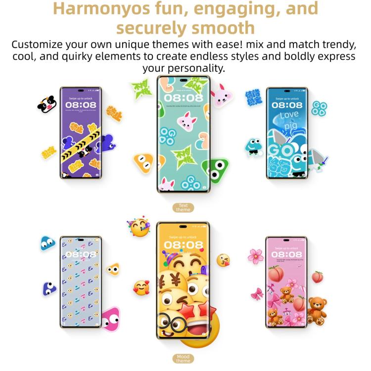 HUAWEI Enjoy 70X Premium Edition, 8 GB + 256 GB, Fingerabdrucksensor im Display, 6,78 Zoll HarmonyOS 4.2, Kirin 8000, Netzwerk: 4G, OTG, NFC, Google Play wird nicht unterstützt, 8 GB + 256 GB