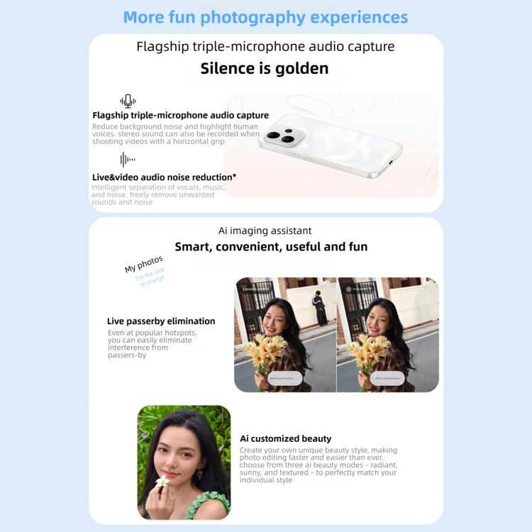 vivo S50, 16GB+256GB, 3D Fingerabdruck, 6,59 Zoll Android 16 OriginOS 6 Snapdragon 8s Gen 3 Octa Core, OTG, NFC, Netzwerk: 5G, Unterstützt Google Play, 16GB+256GB