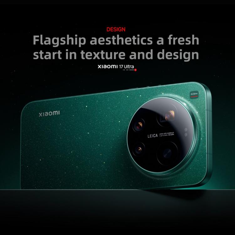Xiaomi 17 Ultra, 16GB+1TB, 3D Ultraschall-Fingerabdruck, 6,9 Zoll Xiaomi HyperOS 3 Snapdragon 8 Elite Gen 5 Octa Core, NFC, Netzwerk: 5G, 16GB+1TB