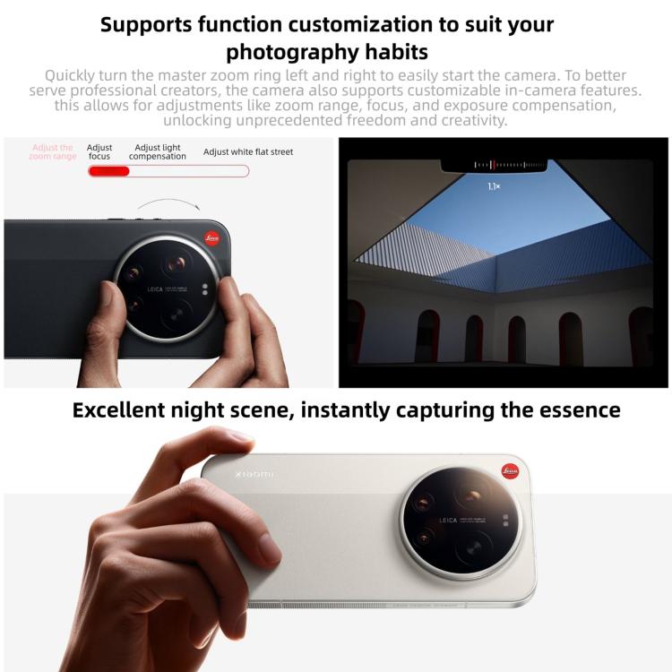 Xiaomi 17 Ultra von Leica, 16GB+512GB, 3D Ultraschall-Fingerabdruck, 6,9 Zoll Xiaomi HyperOS 3 Snapdragon 8 Elite Gen 5 Octa Core, NFC, Netzwerk: 5G, von Leica, 16GB+512GB