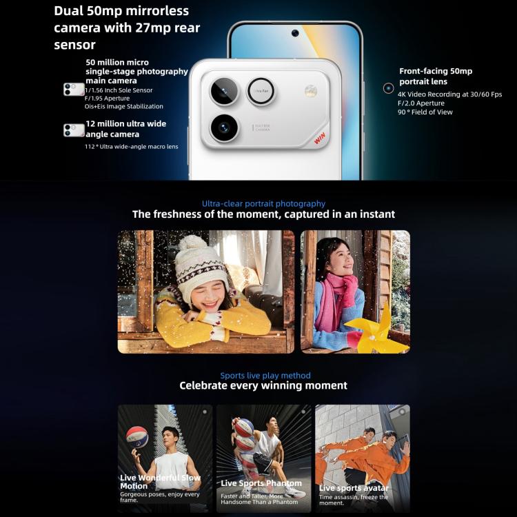 Honor WIN RT, 16GB+256GB, 3D Ultraschall-Fingerabdruck, 10000mAh Akku, 6,83 Zoll MagicOS 10.0 / Android 16 Snapdragon 8 Elite Octa Core, Netzwerk: 5G, NFC, OTG, 16GB+256GB