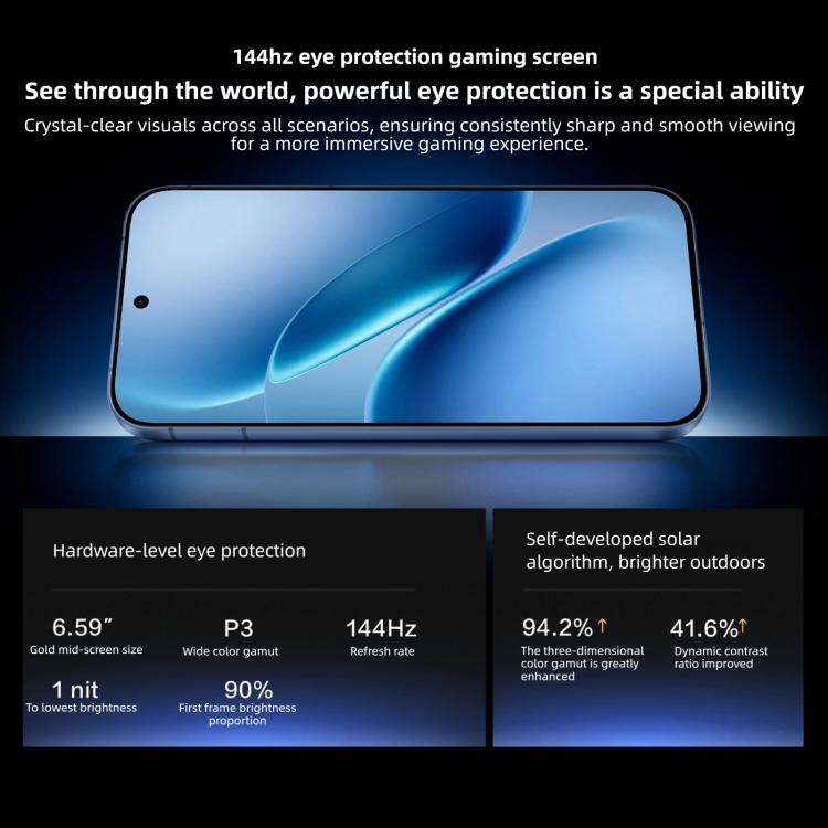 vivo iQOO Z11 Turbo, 12GB+256GB, Ultraschall 3D-Fingerabdruck, 6,59 Zoll Android 16 OriginOS 6 Snapdragon 8 Gen 5 Octa Core, OTG, NFC, Netzwerk: 5G, 12GB+256GB
