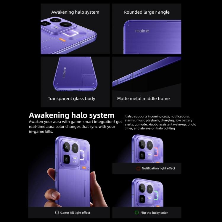 Realme Neo8, 12GB+256GB, Ultraschall-Bildschirm-Fingerabdruck, 6,78 Zoll Realme UI 7.0 Snapdragon 8 Gen 5 Octa Core, OTG, NFC, Netzwerk: 5G, 12GB+256GB