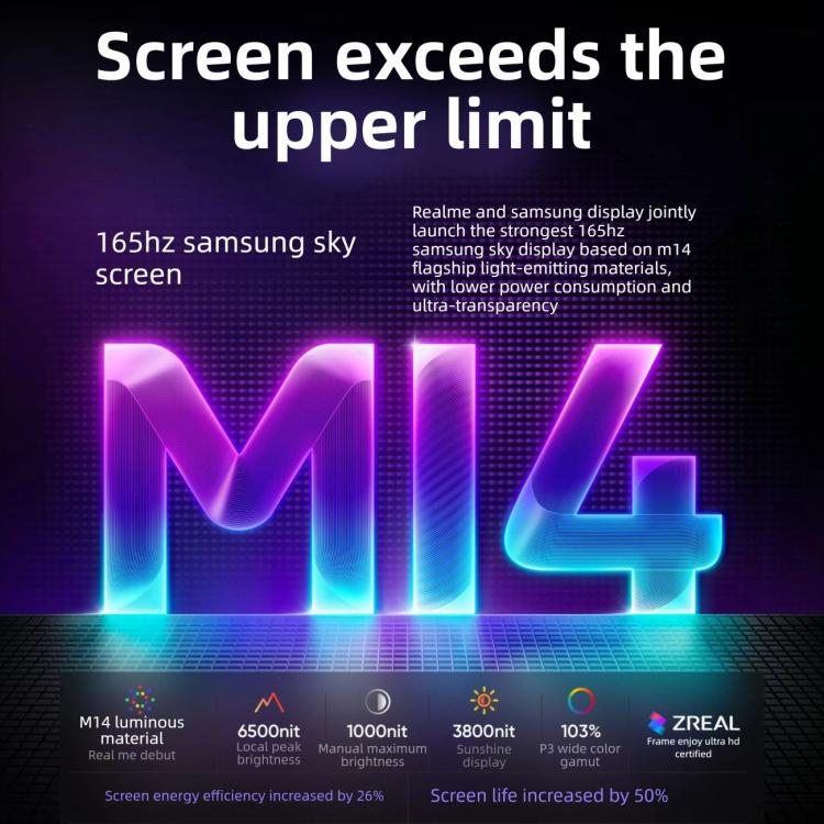 Realme Neo8, 12GB+256GB, Ultraschall-Bildschirm-Fingerabdruck, 6,78 Zoll Realme UI 7.0 Snapdragon 8 Gen 5 Octa Core, OTG, NFC, Netzwerk: 5G, 12GB+256GB