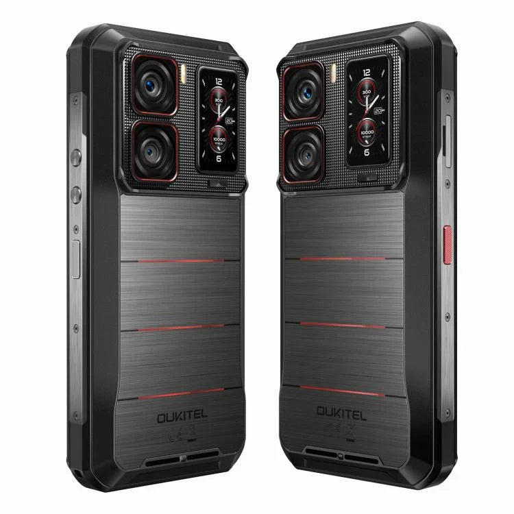 Oukitel WP300 Rugged Phone mit Smartwatch, 12 GB + 512 GB, 6,8 Zoll, Android 15, MediaTek Dimensity 7050 Octa-Core-Prozessor, NFC, OTG, 5G-Netzwerk