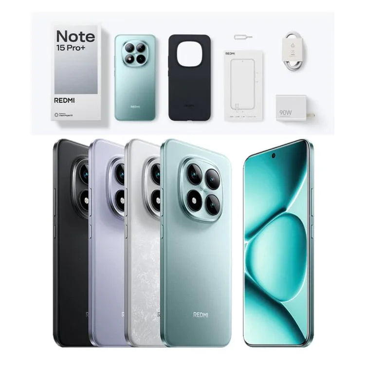 Xiaomi Redmi Note 15 Pro+ 5G, 12 GB + 512 GB, 6,83 Zoll Xiaomi HyperOS 2, Snapdragon 7s Gen 4 Octa-Core-Prozessor, Netzwerk: 5G, NFC, 12 GB + 512 GB
