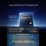 Realme GT7, 12 GB + 256 GB, 6,8 Zoll, Android 15 / Realme UI 6.0, MediaTek Dimensity 9400+ Octa-Core-Prozessor, NFC, 5G-Netzwerk, Google Play-Unterstützung, 12 GB + 256 GB