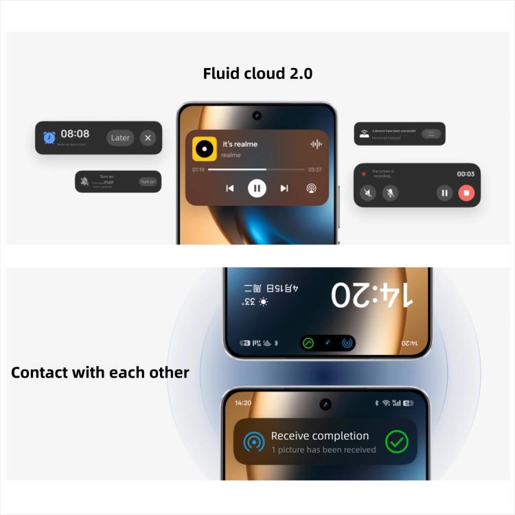 Realme GT7, 16GB+1TB, 6.8 inch Android 15 / Realme UI 6.0 MediaTek Dimensity 9400+ Octa Core, NFC, Network: 5G, Support Google Play, 16GB+1TB