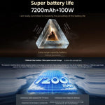 Realme GT7, 16 GB + 256 GB, 6,8 Zoll, Android 15 / Realme UI 6.0, MediaTek Dimensity 9400+ Octa-Core-Prozessor, NFC, 5G-Netzwerk, Google Play-Unterstützung, 16 GB + 256 GB