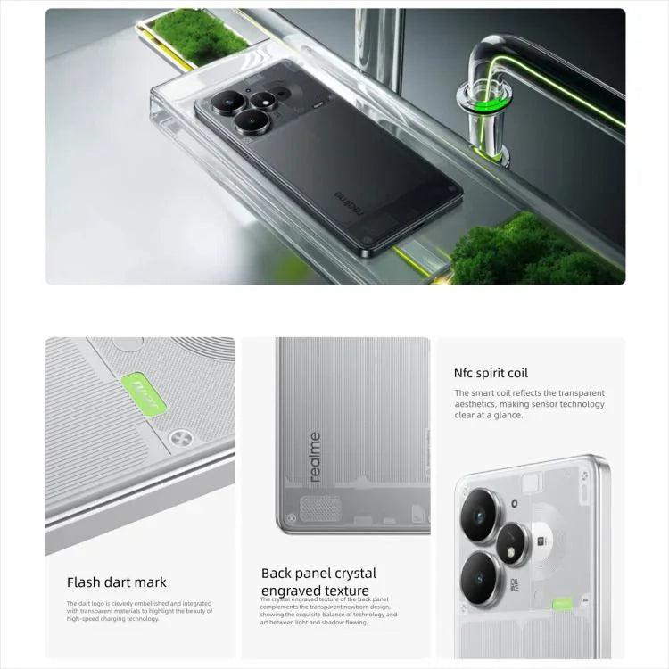 Realme Neo7 Turbo, 12 GB + 512 GB, 6,8 Zoll, Android 15 / Realme UI 6.0, MediaTek Dimensity 9400e Octa-Core-Prozessor, NFC, 5G-Netzwerk, Google Play-Unterstützung, 12 GB + 512 GB